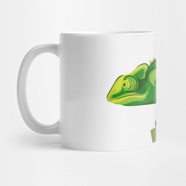 Funny Chameleon by Happy Art Designs